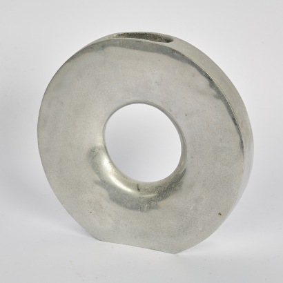 A Vintage Aluminium Bo Concept Donut Vase
