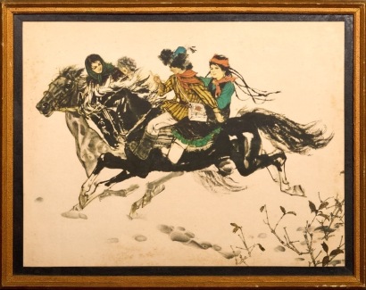 A Vintage Horses Print