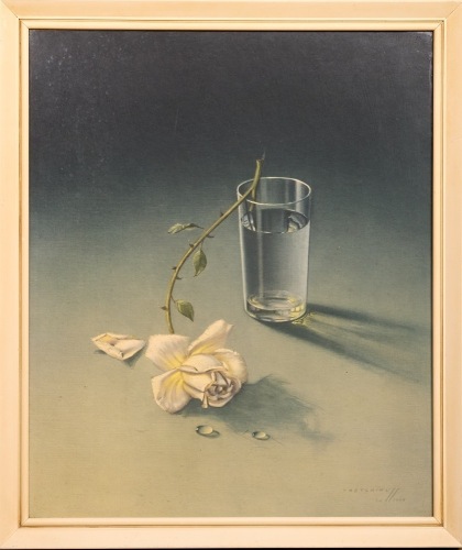 A Weeping Rose Print by Tretchikoff