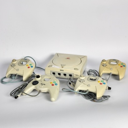 A Collection of Dreamcast Controllers and Cables