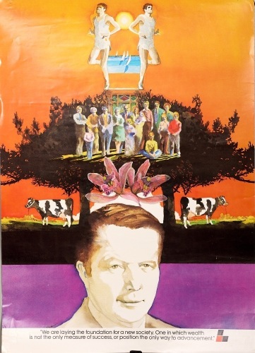 A 1975 Labour Party Bill Rowling Poster