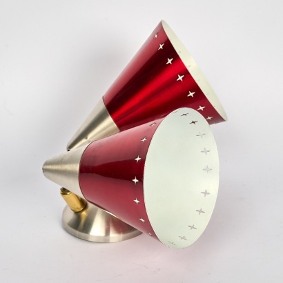 A Vintage Wall Mounted Double Lights