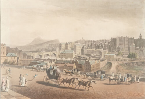 An Engraving of Edinburgh