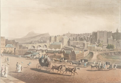 An Engraving of Edinburgh