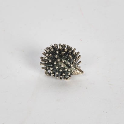 A Tiny Silver Hedgehog