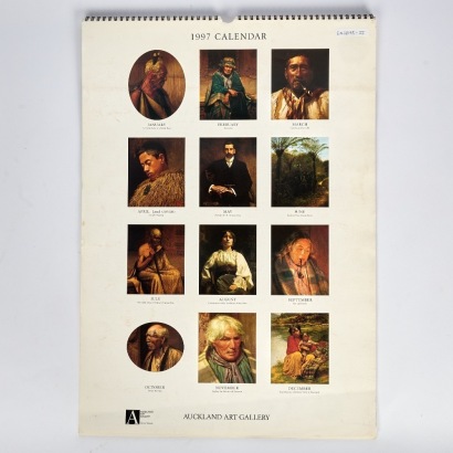 A Charles Goldie 1997 Calendar with Large Goldie Prints, by Auckland Art Gallery
