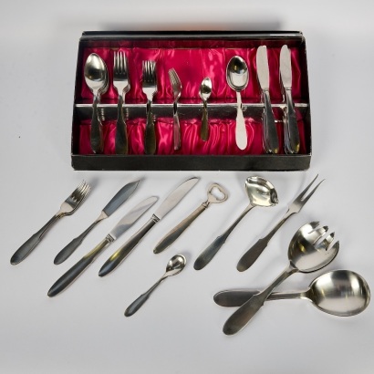 A Georg Jensen Cutlery (Denmark) Mitra Pattern