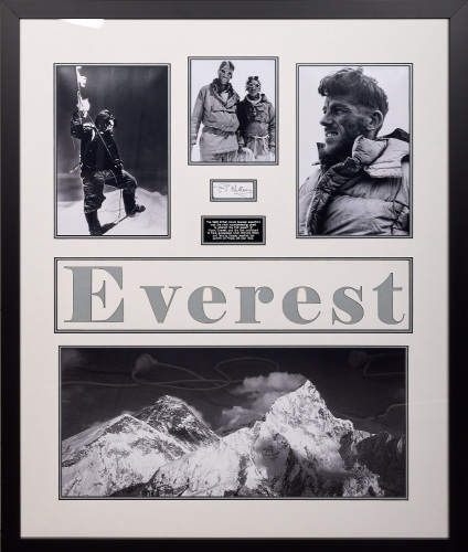 A Collection of Sir Edmund Hillary Photographs with Signature