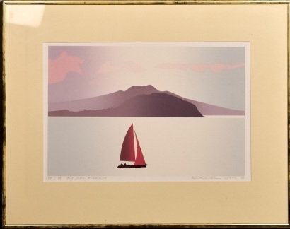 A Malcolm Warr Framed Screen Print