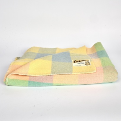 A Vintage "Gold Tiki" Princess Blanket by Onehunga Woollen Mills