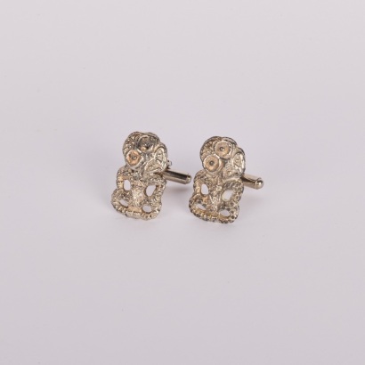 A Pair of Hei Tiki Cufflinks
