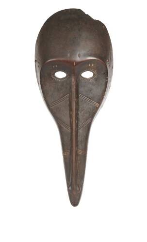 A West African Gabon Fang Face Mask