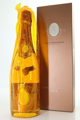 (1) 2014 Louis Roederer Cristal Brut Rose Millesime, Champagne [RP97] (GB)
