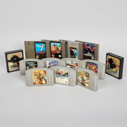 A Collection of Vintage Nintendo Games