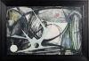 MILAN MRKUSICH Painting with Blue shape - 2