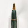 Monblanc Masterpiece Fountain Pen / PIX Pencil Set in Striated Green Celluloid with Box, circa 1950's - 4