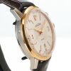 Stainless Steel / Rose Gold Coated, Vulcain Cricket 50's Presidents Hand-wound Wristwatch with Box / Paperwork, circa 2016 - 4