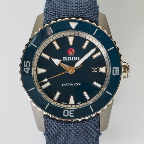 Hardened Titanium, Rado Captain Cook Hyperchrome Automatic Wristwatch with Box / Paperwork, circa 2019