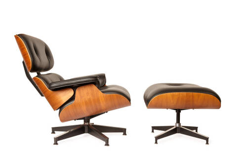 CHARLES & RAY EAMES Lounge Chair and Ottoman
