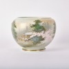 A Japanese Early 20th Century Polychrome 'Landscape' Waterpot