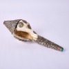 A Chinese Tibetan 19th Century Qing Dynasty Ritual Conch Trumpet