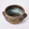 A Chinese Handled Aged Bronze Censer (Da Ming Xuande Year Mark) - 2