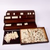 A Chinese Late 19th to Early 20th Century Bamboo-Backed Mah Jong Set