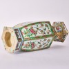 A Chinese Early 19th Century Qing Dynasty Canton Famillie Rose &lsquo;Figural &lsquo;Hexagonal Handled Vase - 3