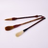 A Group of Three Chinese Hardwood and Xiangfei Bamboo Brushes