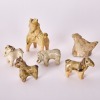 A Group of Six Chinese Tang, Song and Yuan Dynasty Porcelain Miniature Toys - 2
