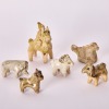 A Group of Six Chinese Tang, Song and Yuan Dynasty Porcelain Miniature Toys