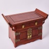 A Chinese Hardwood Alter Table-Shaped Jewellery Box - 2