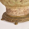 A Chinese Han Dynasty Green-glazed Hu-form Vase Table Lamp - 4