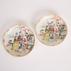 A Pair of Chinese 18th Century Qing Dynasty Yongzheng Period Famille Rose &lsquo;Figural&rsquo; Dishes
