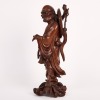 A Chinese 19th Century Qing Dynasty Wooded Carved Luohan - 2