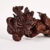 A Chinese 19th Century Qing Dynasty Wooded Carved Luohan - 5