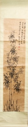 A Chinese Ink Bamboo Painting (Zheng Banqiao Mark)