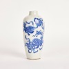 A Chinese Early 19th Century Blue and White 'Lion' Vase