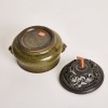 A Chinese Early 19th Century Qing Dynasty Tea-dust Glazed Censer - 4