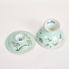 A Chinese 18th Century Qing Dynasty Qianlong Period Famille Rose 'Floral' Covered Bowl - 4