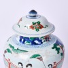 A Chinese 17th Century Qing Dynasty Kangxi Period Wucai &lsquo;Court Ladies&rsquo; Baluster Jar - 5