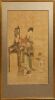A Chinese 19th Century Qing Dynasty Court Lady Painting on Silk