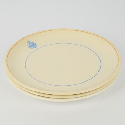 A Set of Three Crown Lynn RNZF Dinner Plates