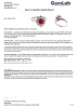 Platinum, 1.90ct Ruby / 1.06ct Diamond Cluster Ring - 3