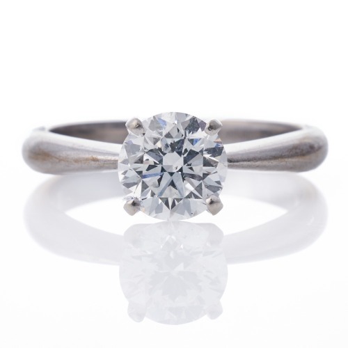 Michael Hill, Platinum / 18ct White Gold, 1.51ct Diamond Solitaire Ring