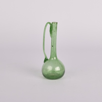 A Roman Glass Inspired Handled Bottle