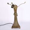 An Art Nouveau Bronze Lamp Attributed to Gustav Gurschner - 2