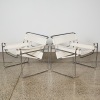 A Pair of White Leather Marcel Breuer Wassily Wassily Armchairs Manufactured by Fasem