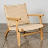 A Hans Wegner Style CH25 Lounge Chair