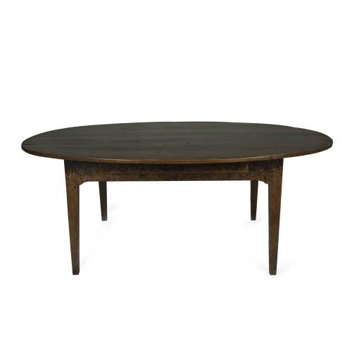 An Oval Farmhouse Table